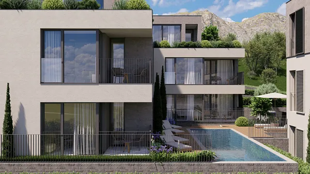 Neuer Wohnkomplex in Dobrota – Wohnungen mit Meerblick und Pool — photo 5